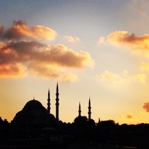 Istanbul at Sunset